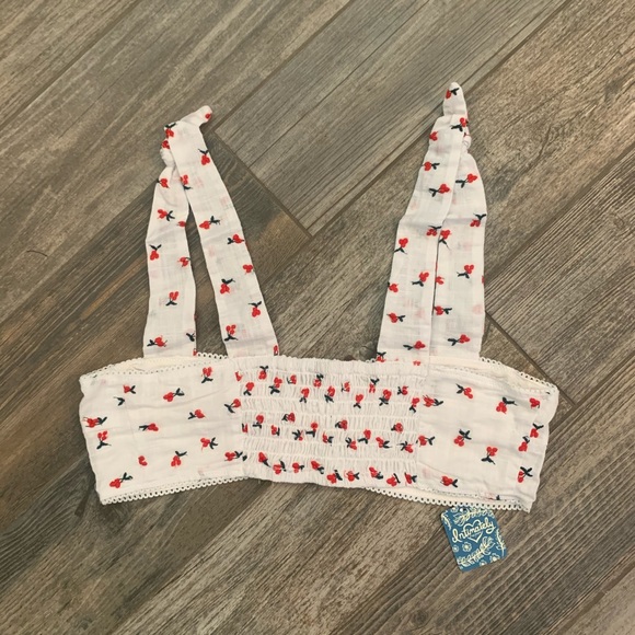 NWT $48 Intimately Free People Britt Bralette M Medium Soft Bra Pin Up Style - Picture 10 of 12